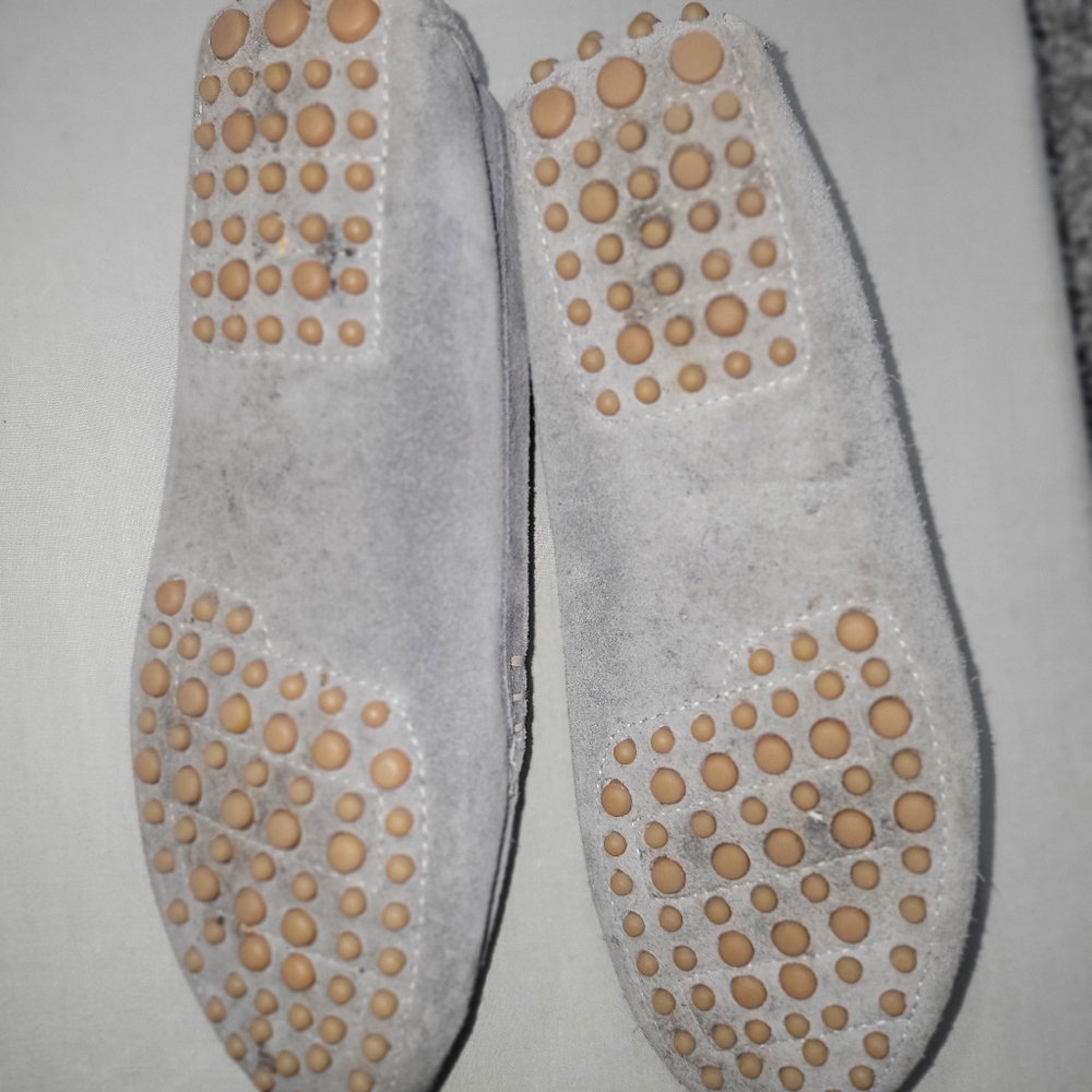 M. Gemi Gray Suede Loafers - Picture 4 of 5